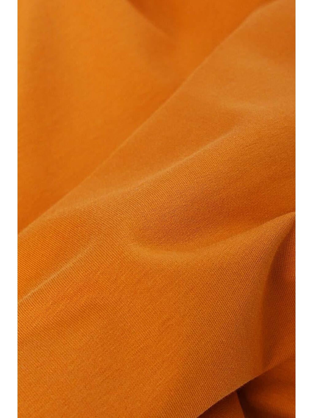 Turuncu-Bisiklet Yaka Reglan Kol Elastanlı Sweat-5