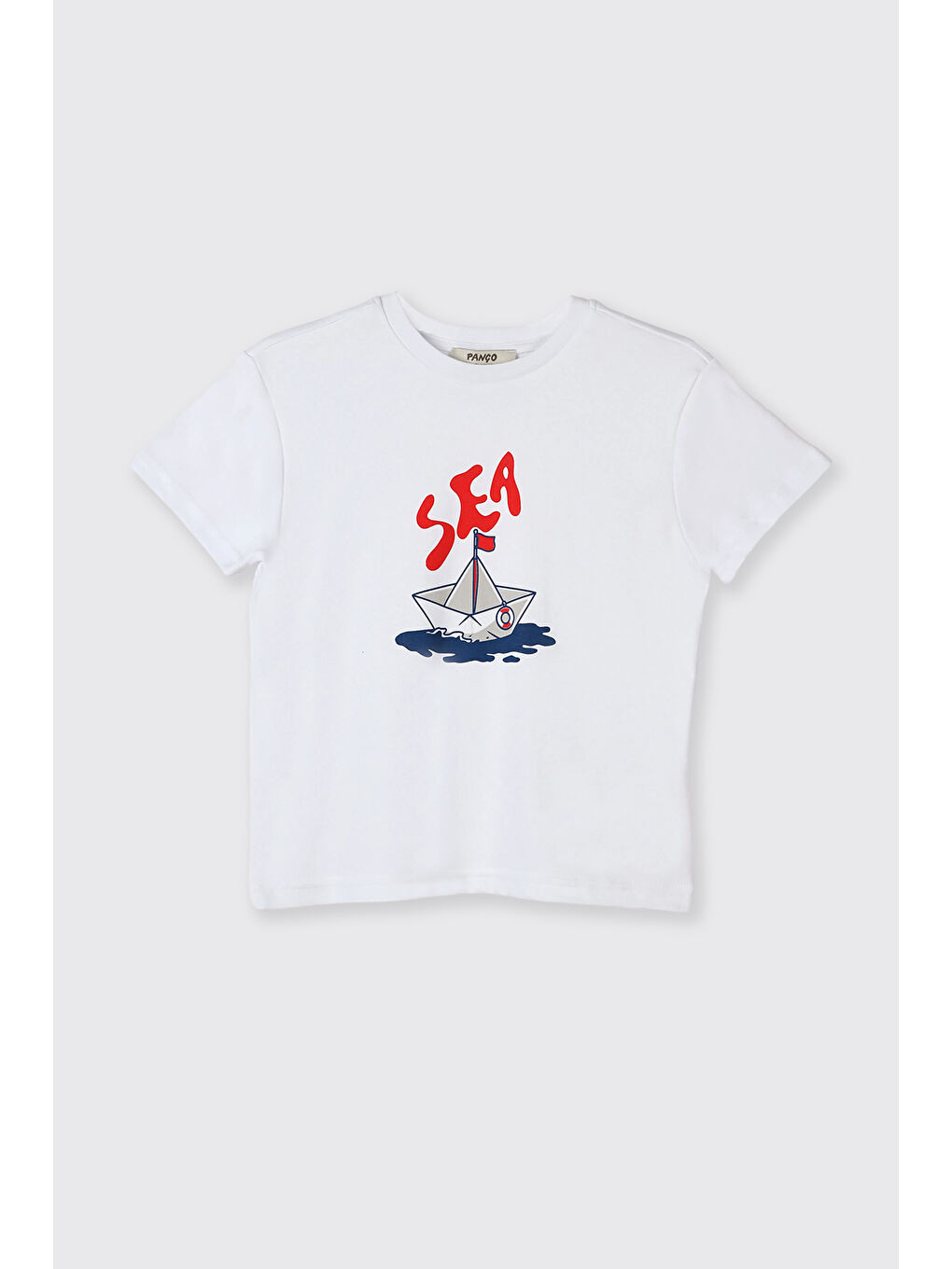 Erkek Çocuk Kayık Desenli Lacivert Pijama Takım-4