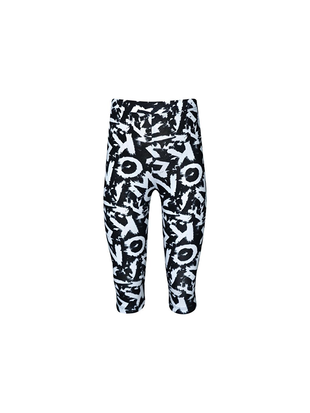 Karışık Kız Çocuk Alphabet Desen Kapri