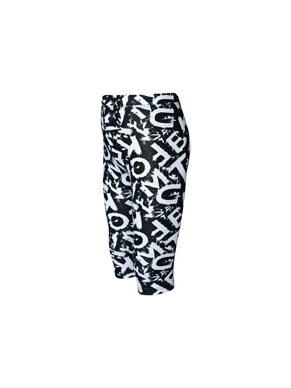 Karışık Kız Çocuk Alphabet Desen Kapri-1