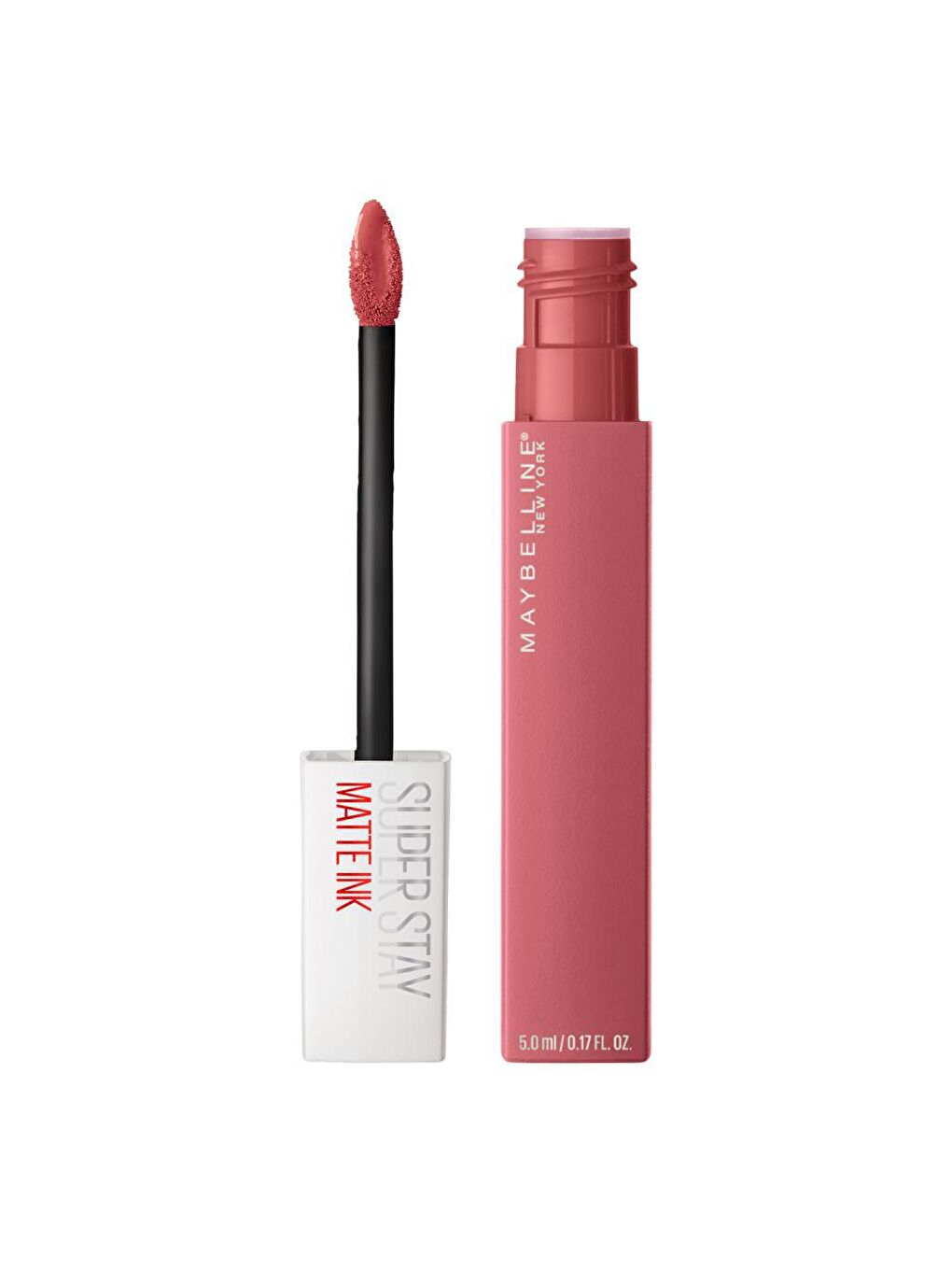 MAYBELLINE NEWYORK Pembe Super Stay Matte Ink Likit Mat Ruj - 155 Savant (Nude/Pembe) - 2