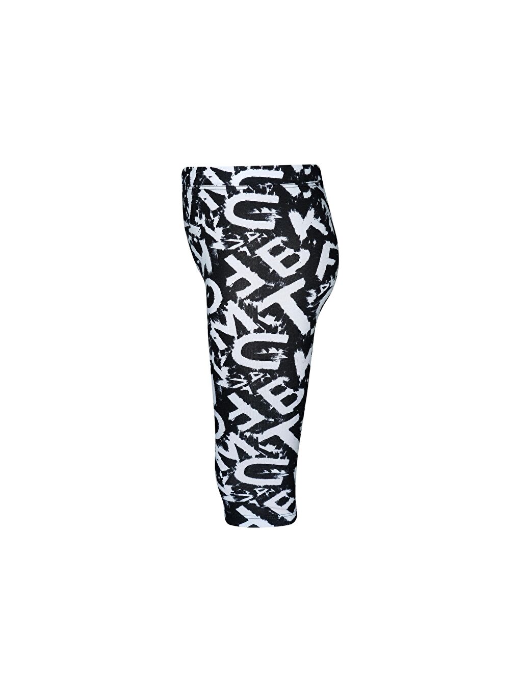 Karışık Kız Çocuk Alphabet Desen Kapri-2