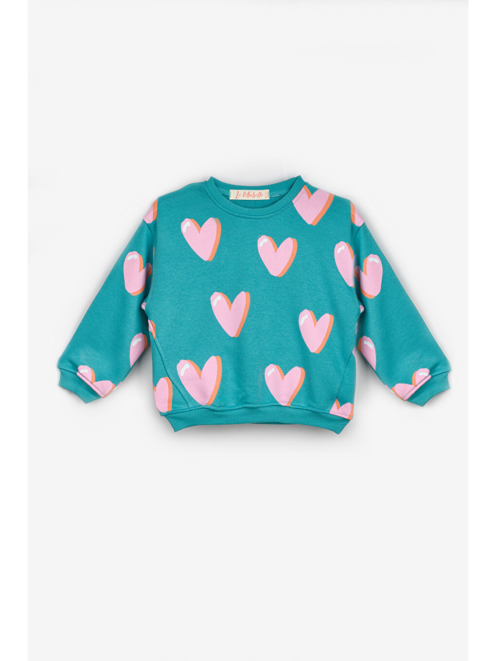 Pembe Fiyonk Baskılı Kız Çocuk Eşofman Takımı - Bonnie-5