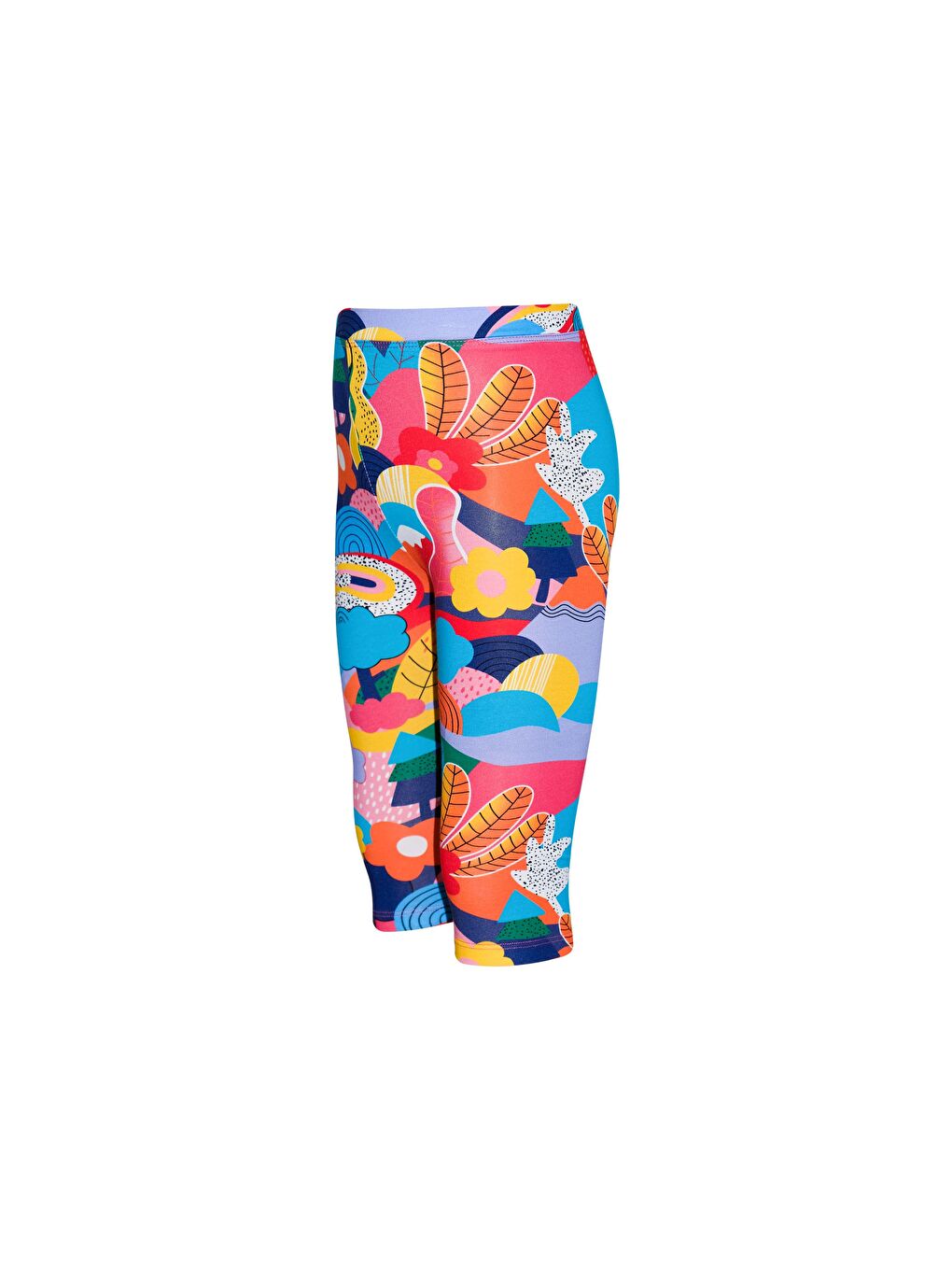 Karışık Kız Çocuk Sunny Garden Desen Kapri-1