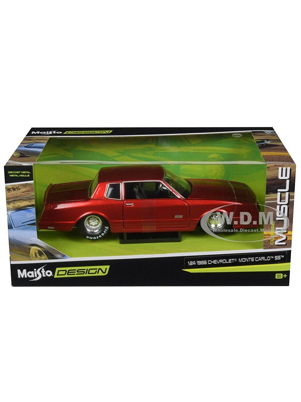 1/24 1986 Chevrolet Monte Carlo SS Model Araba-1