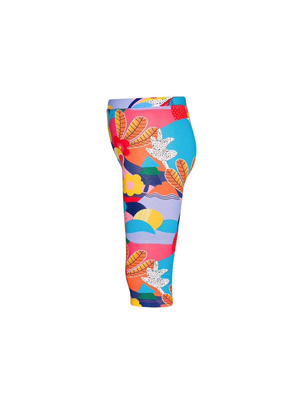 Karışık Kız Çocuk Sunny Garden Desen Kapri-2