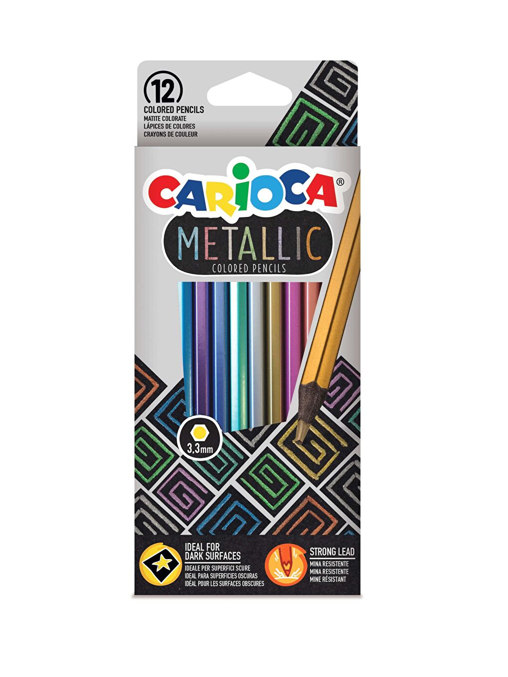 Kuru Boya Metalik 12’li