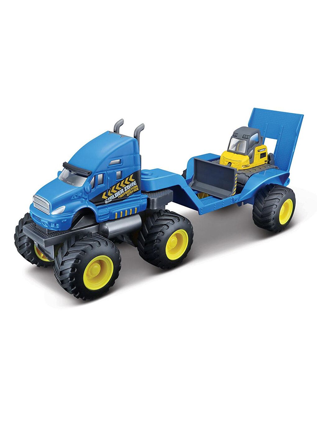 Builder Zone Taşıyıcı Tır Seti - Mavi Tır