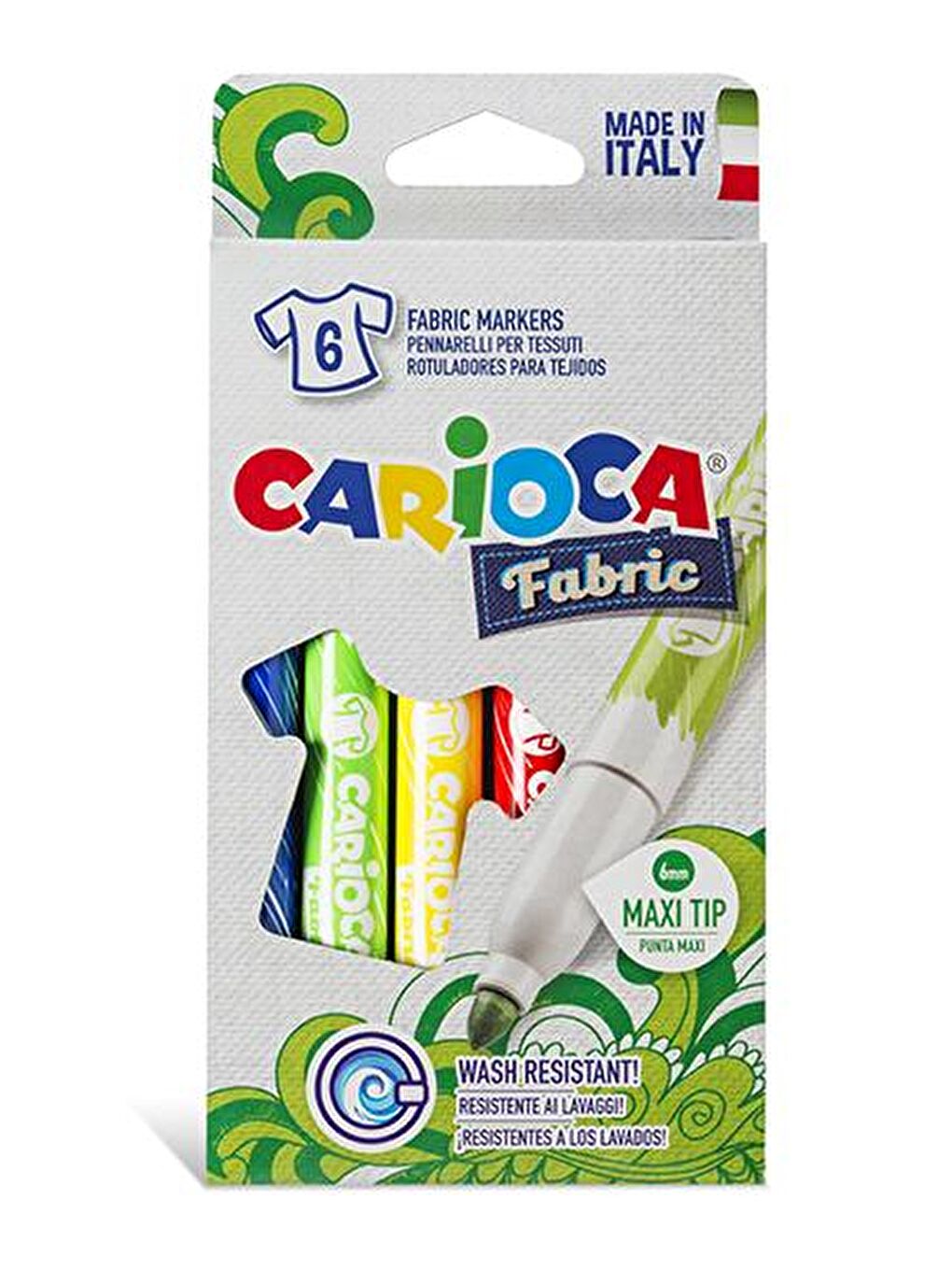 CARIOCA Karışık Cromatex Kumaş Boyama 6'lı - 2