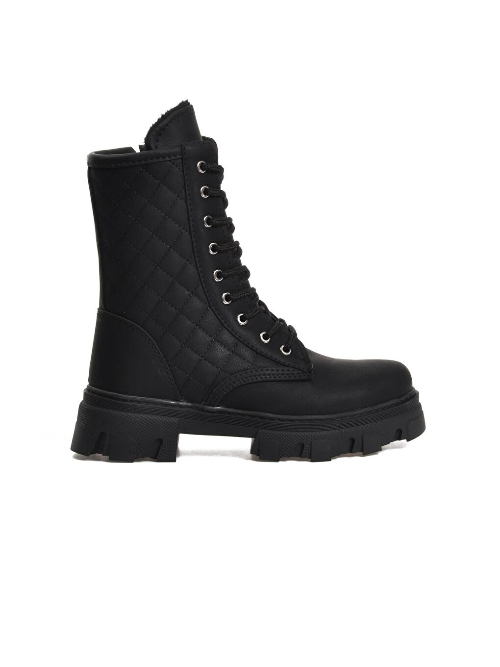 Karışık 2323K-F Siyah Zümrüt İçi Polarlı Kız Çocuk Bot