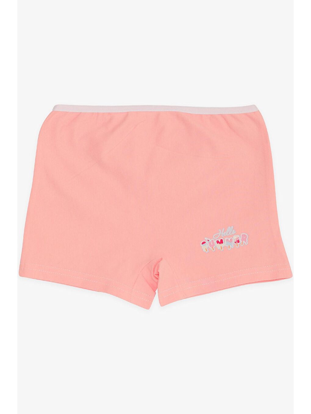 Kız Çocuk Boxer Dondurma Baskılı Pembe (5 Yaş)