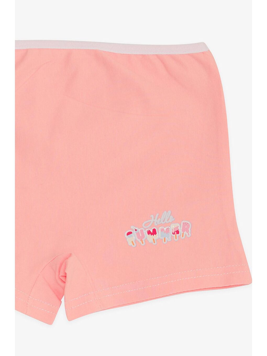 Kız Çocuk Boxer Dondurma Baskılı Pembe (5 Yaş)-2