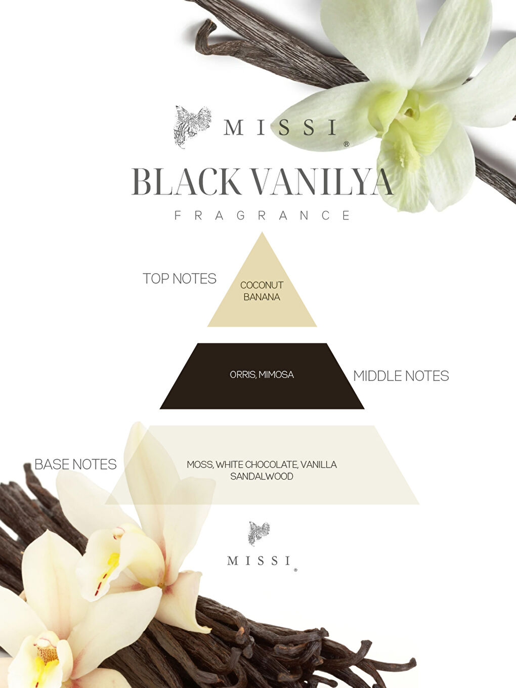 Ekru Büyük Üfleme Cam Ahşap Fitilli Black Vanilya Vegan Mum (380 gr)-2