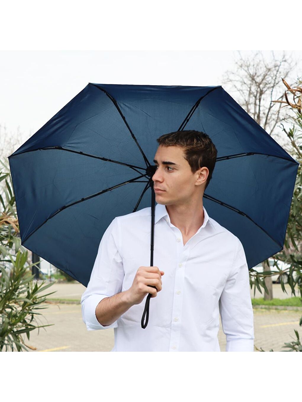 Moods Up Lacivert Tam Otomatik Şemsiye-1