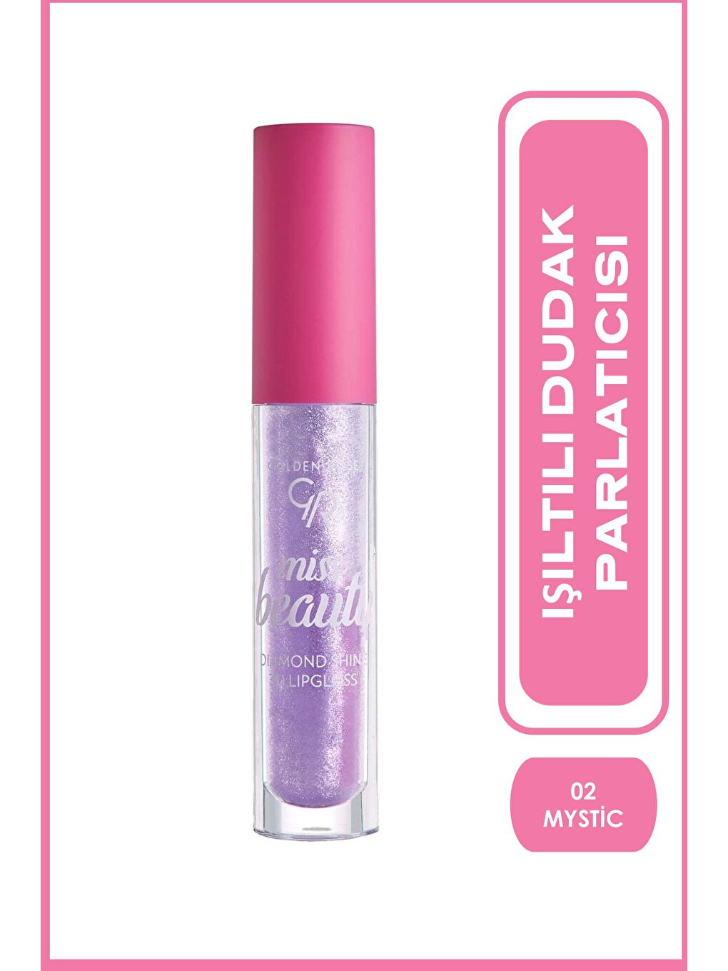 Miss Beauty Diamond Shine 3D Lipgloss No: 02 Mystic - Işıltılı Dudak Parlatıcısı