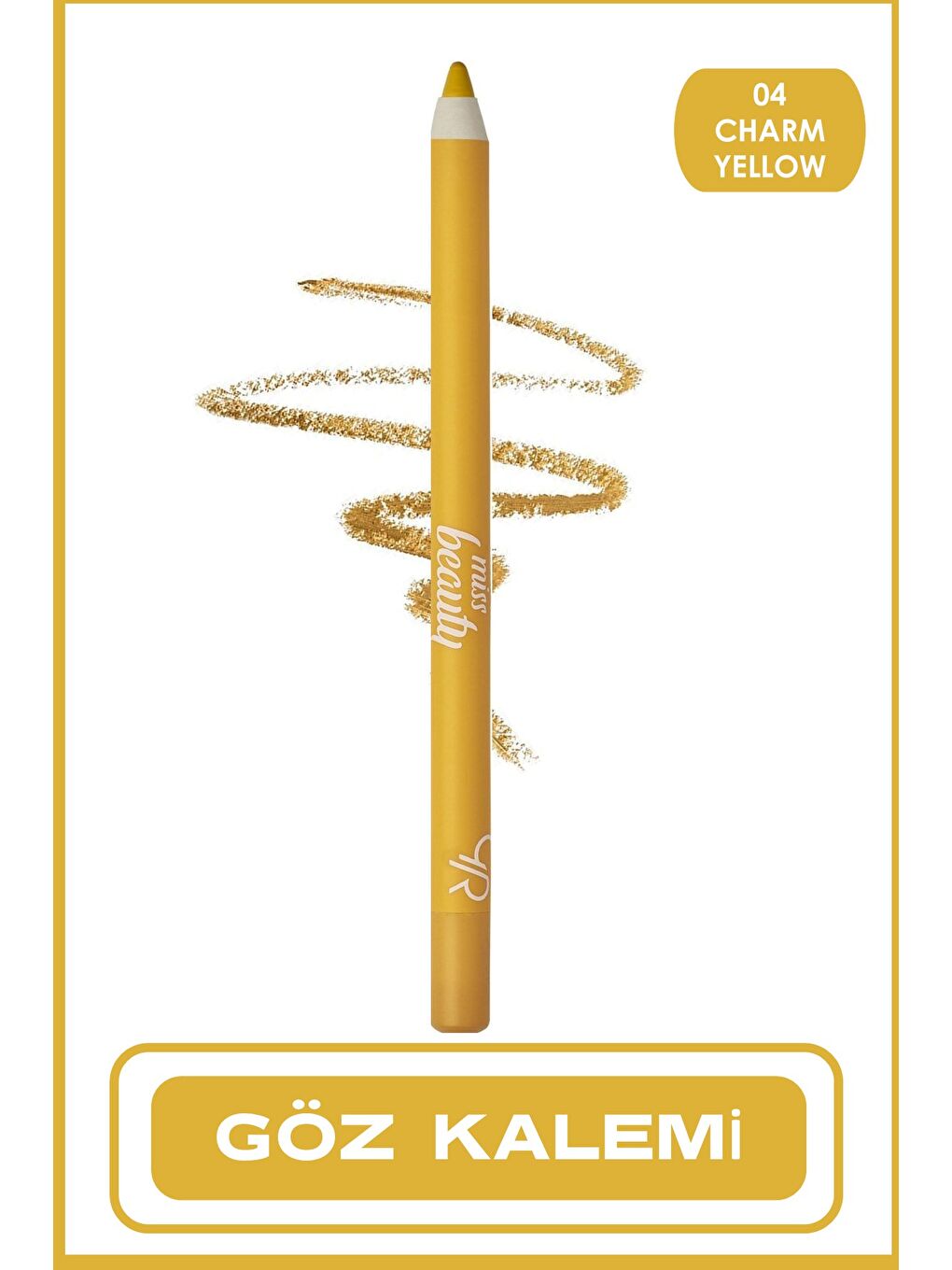 Miss Beauty Colorpop Eyepencil No:04 Charm Yellow - Göz Kalemi