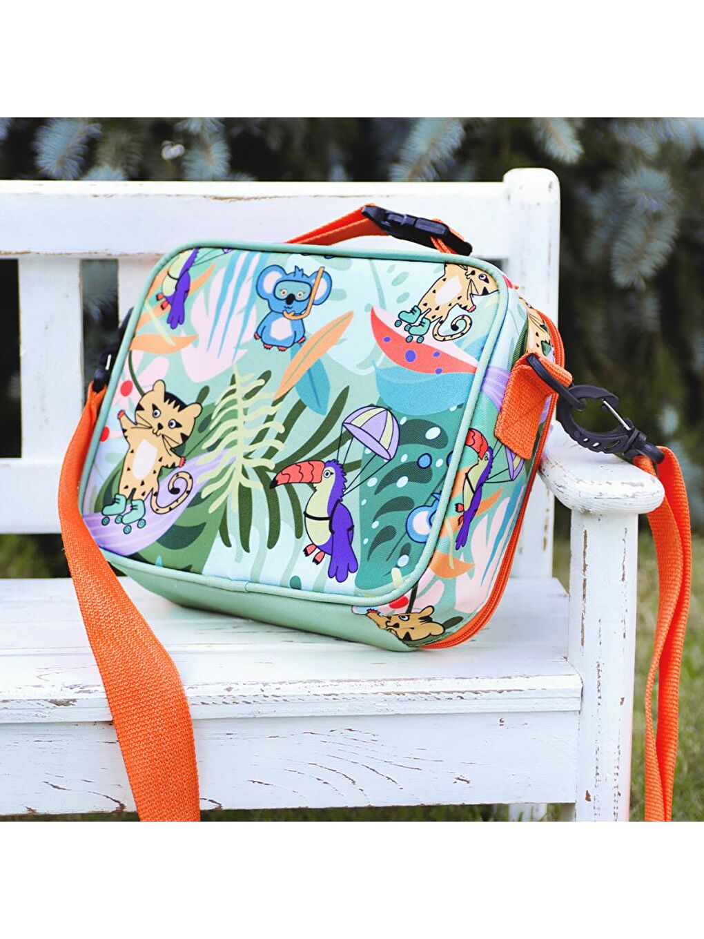 Isı Yalıtımlı Beslenme Çantası Jungle Friends-5