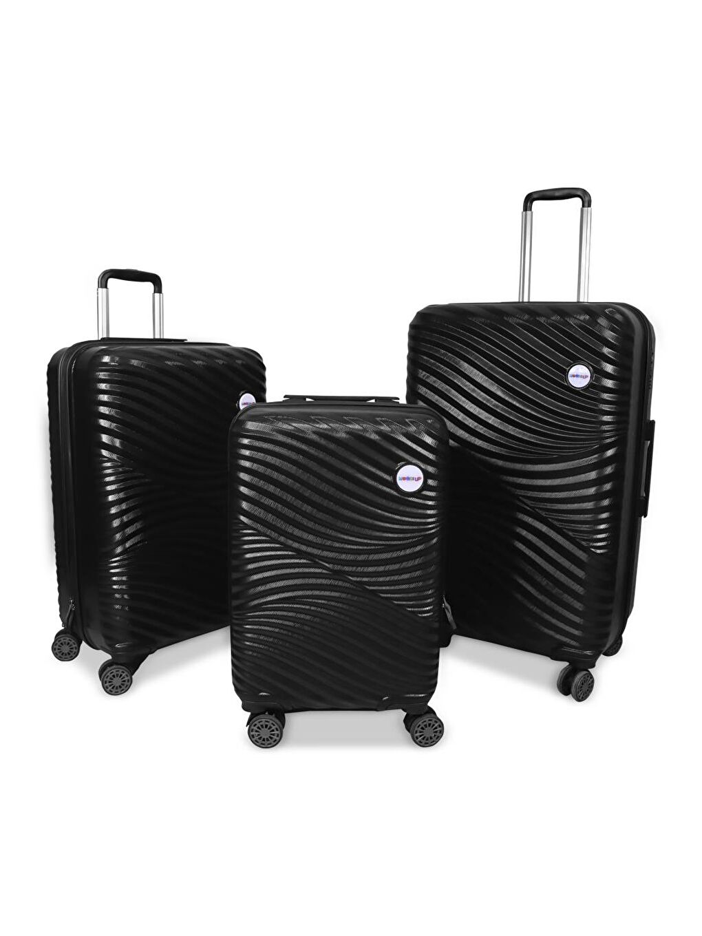 Moods Up Siyah Büyük Boy 28" Valiz-4