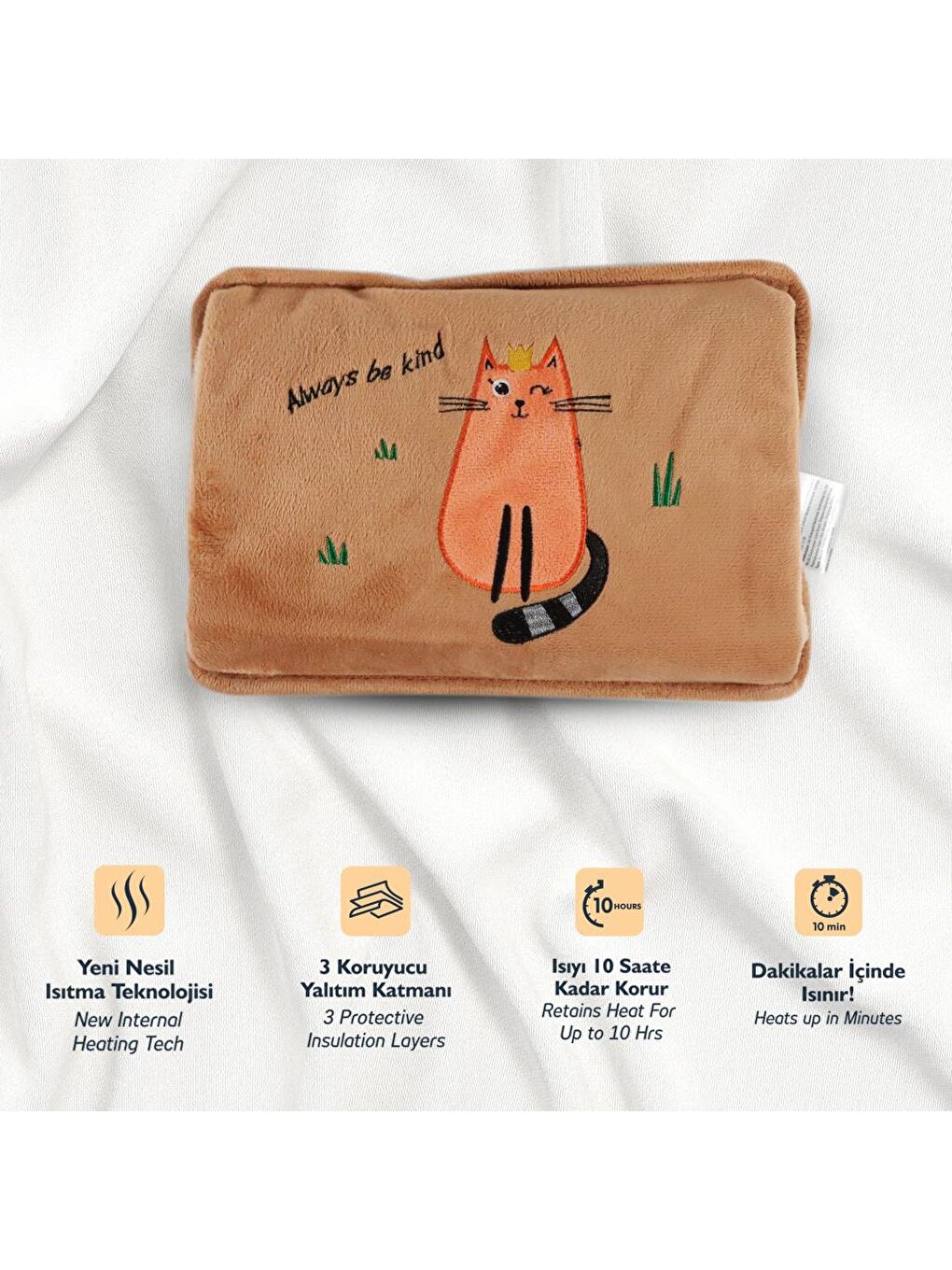 Cats Sevecen Kedi Elektrikli Sıcak Su Torbası-4