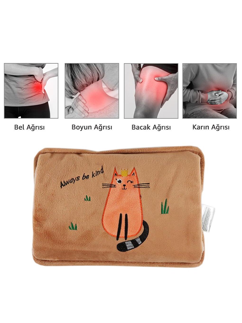 Cats Sevecen Kedi Elektrikli Sıcak Su Torbası-6