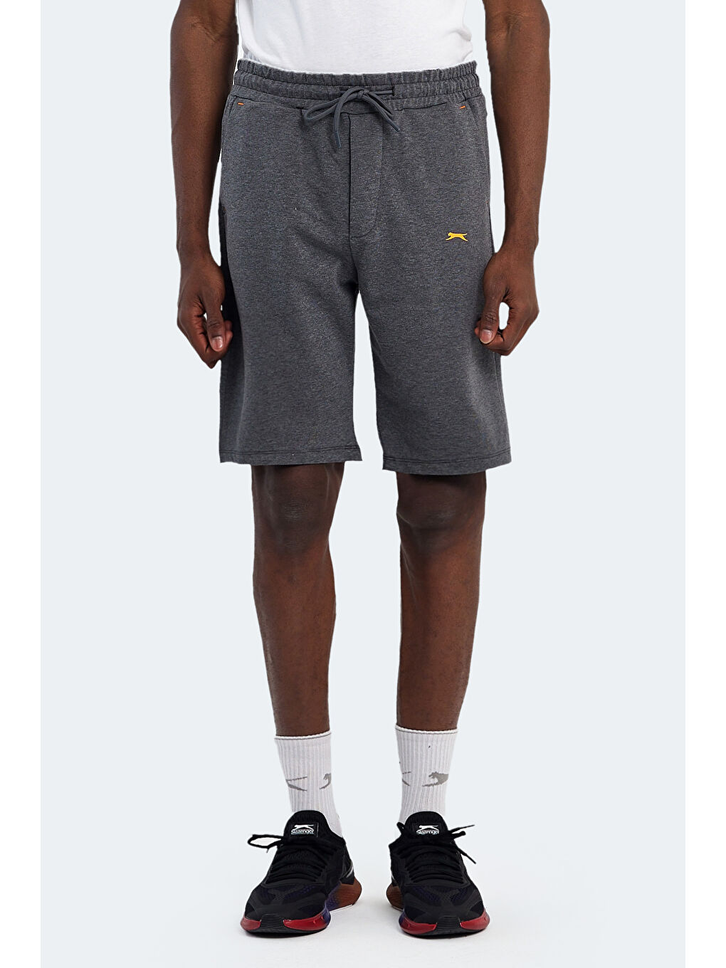 ZAHARI Erkek Şort Antrasit-1