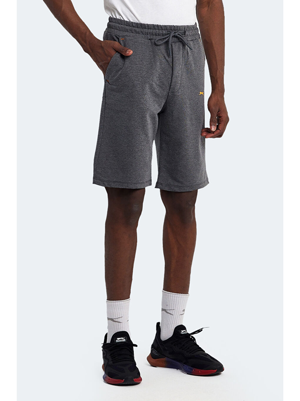 ZAHARI Erkek Şort Antrasit-2