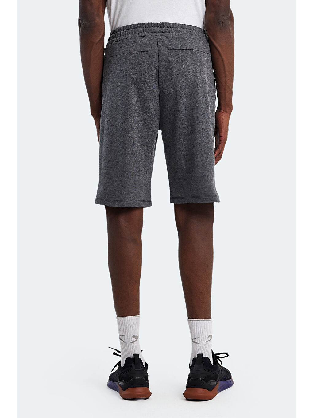 ZAHARI Erkek Şort Antrasit-4