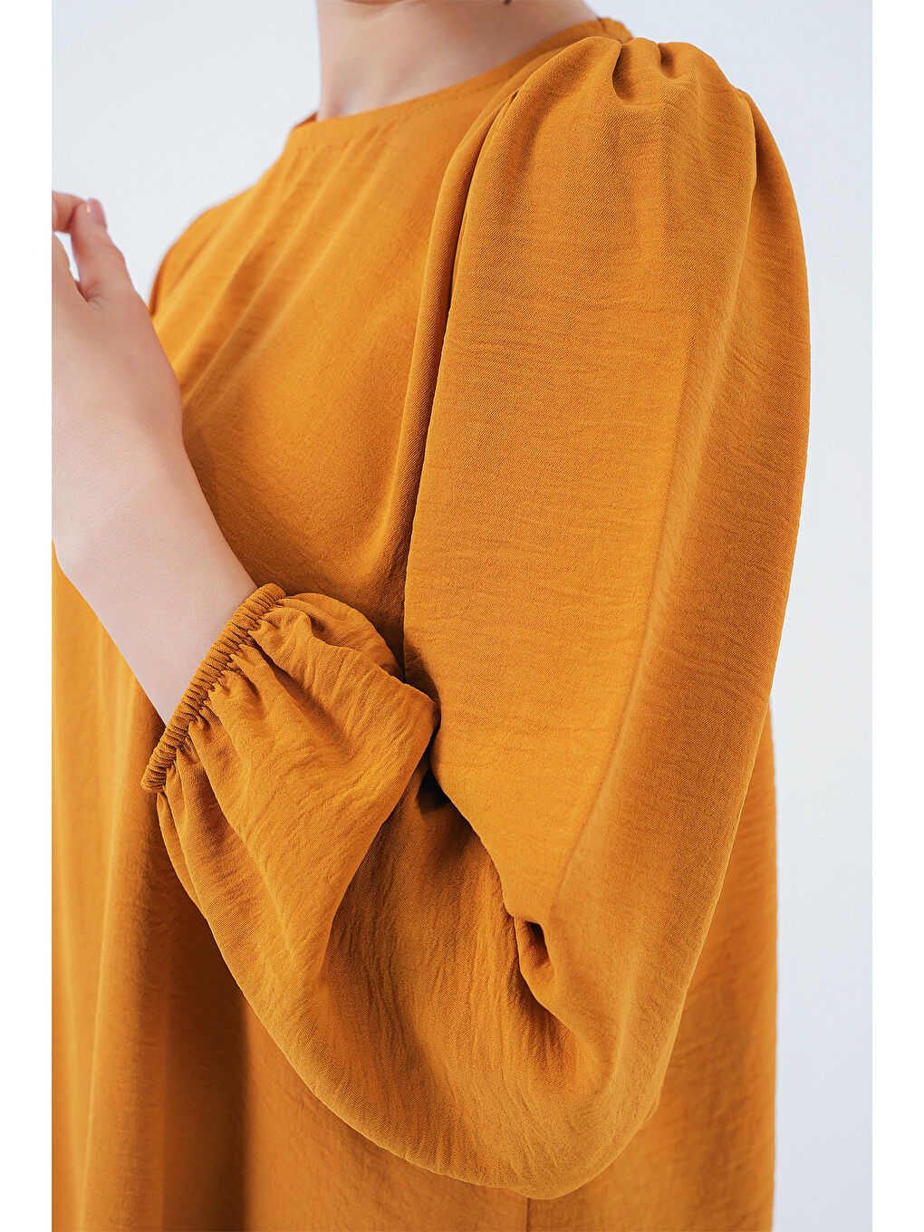 Sarı Ayrobin Tunik Pantolon Alt Üst Takım 6712 - Hardal-4