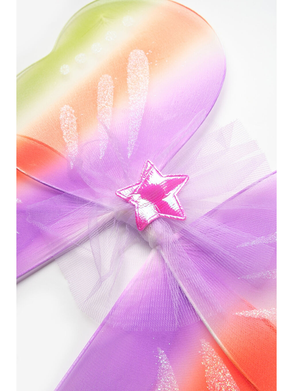 Karışık Çok Renkli Kelebek Kanat Asa Taç 3'lü Set-2