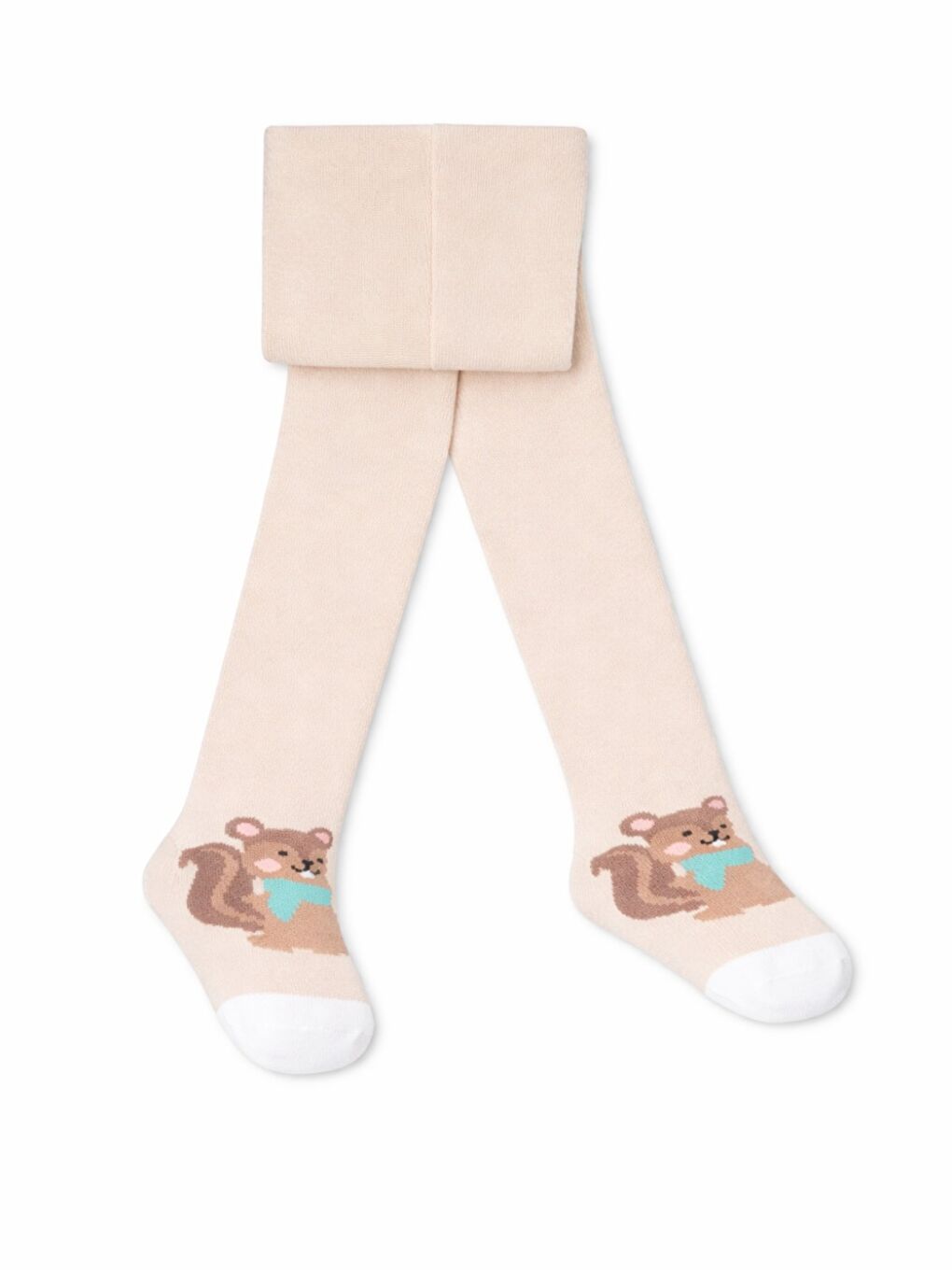 Baby Sincap 6- Bebek Kız Külotlu Çorap - Bej 6 Ay