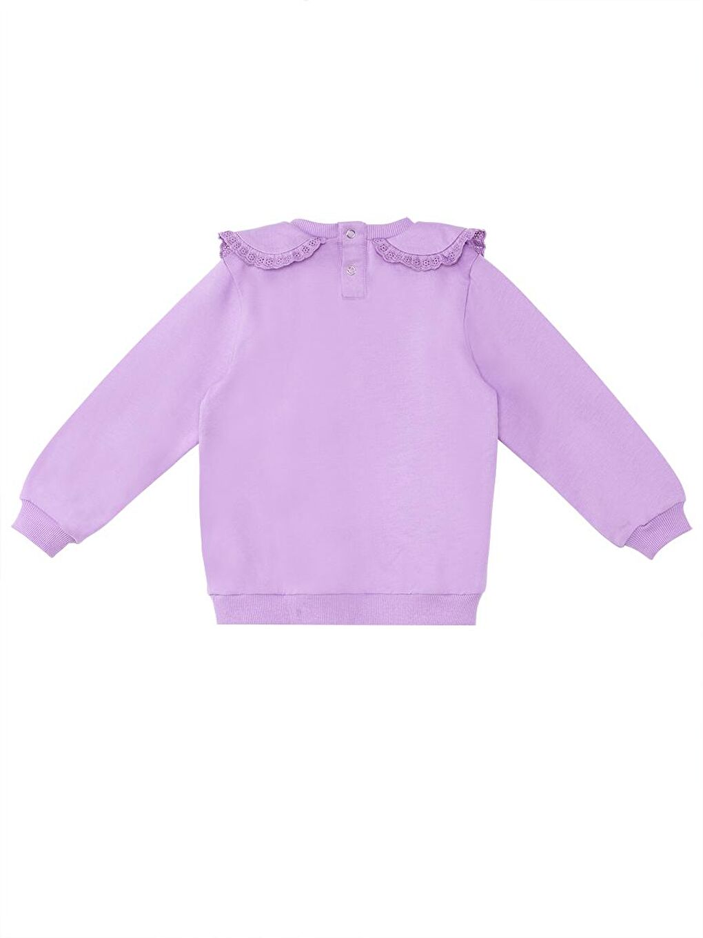 Denokids Lila Zebra Kız Bebek Lila Sweatshirt - 3