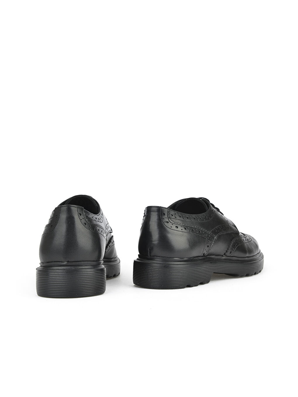 Erkek Hakiki Deri Ayakkabı 143423Z132 Siyah-2