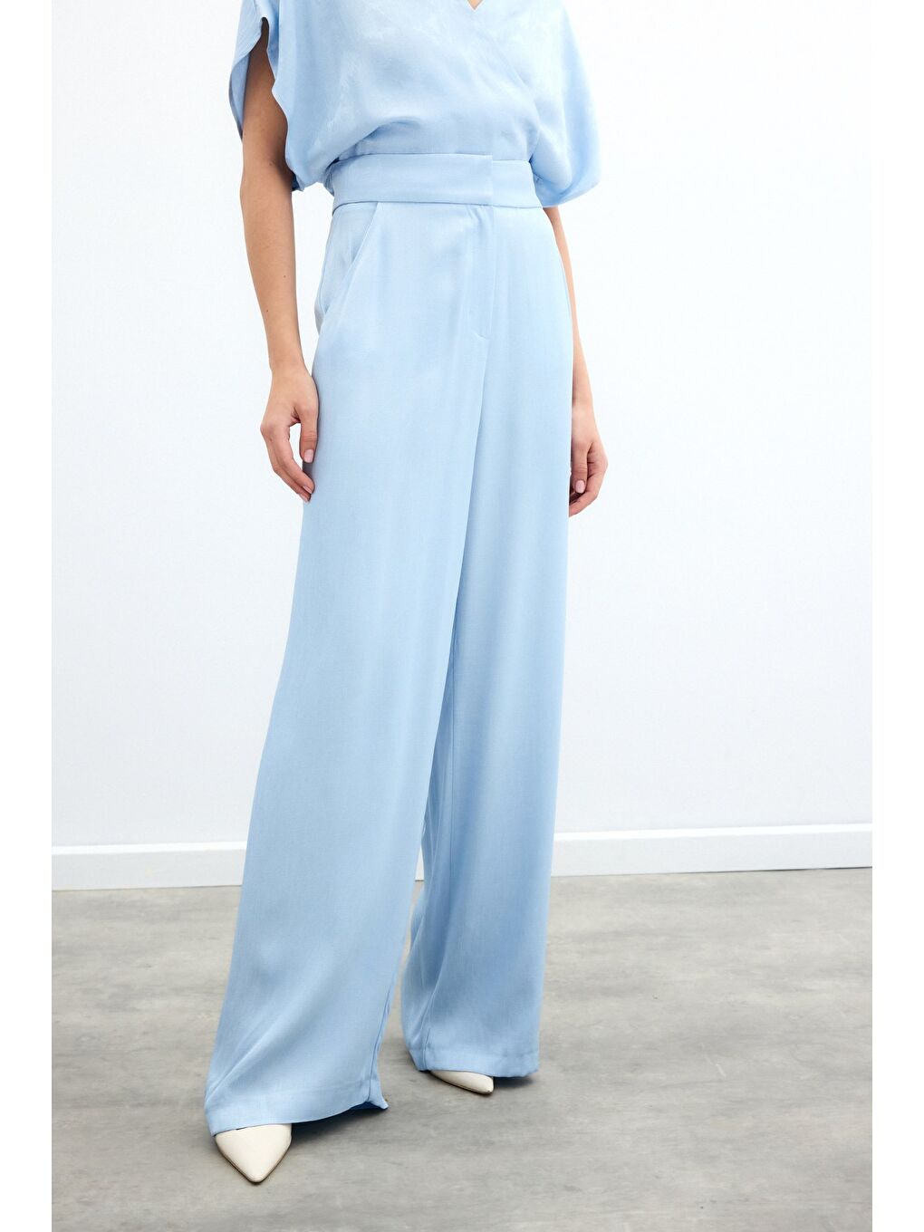 Cepli Bol Pantolon - Bebe Mavi-6