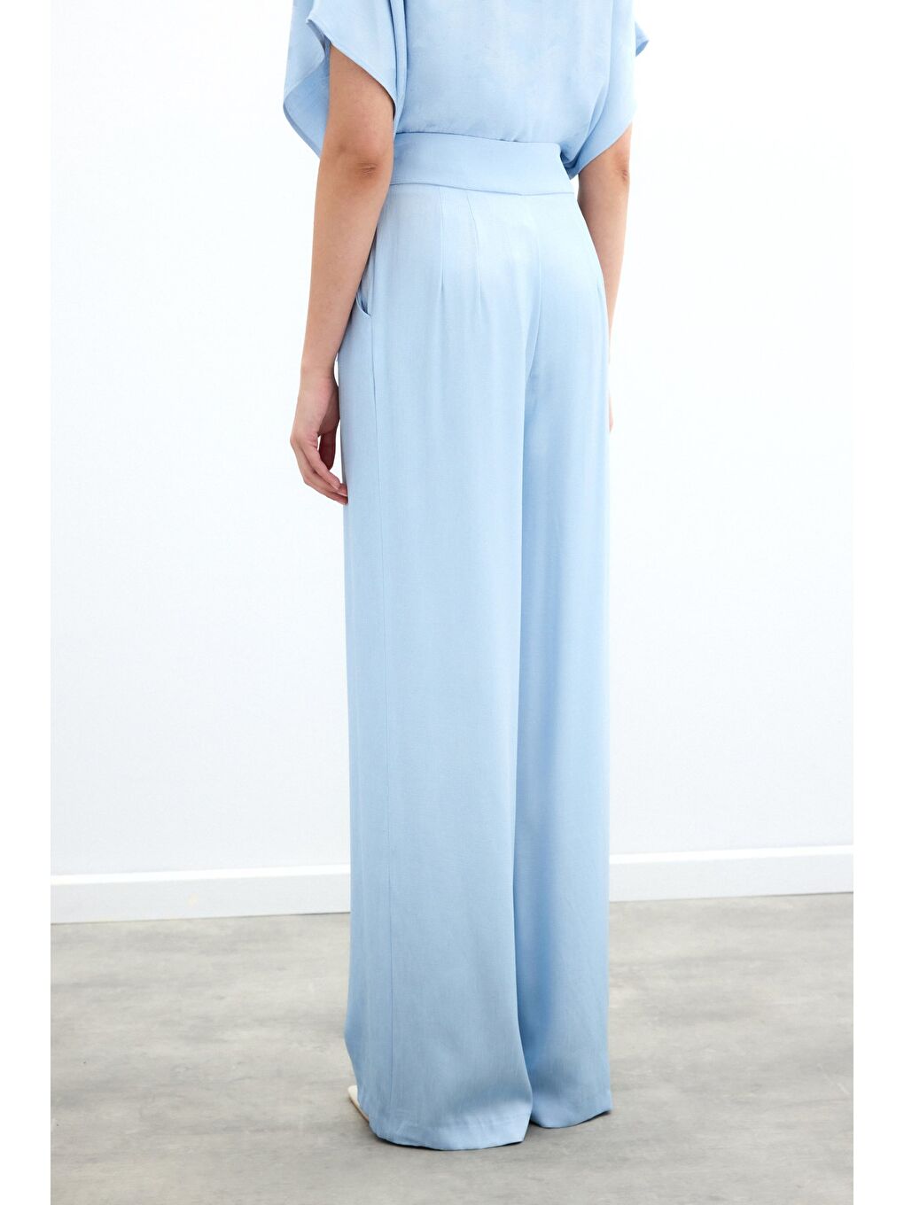 Cepli Bol Pantolon - Bebe Mavi-7