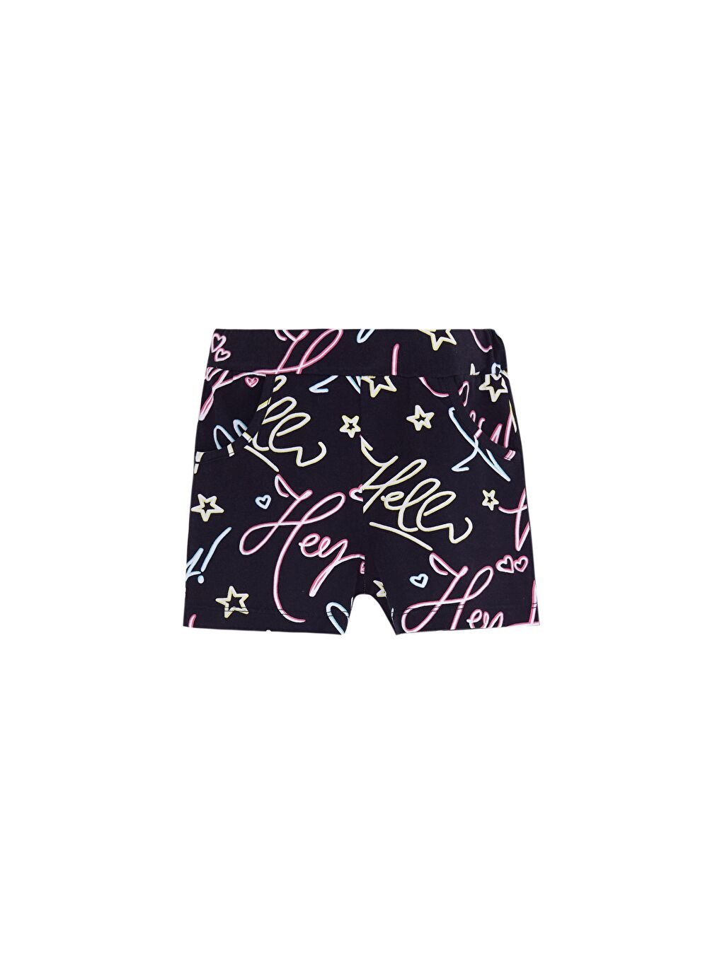 Karışık Kız Çocuk Hey Dude Desen Cepli Şort