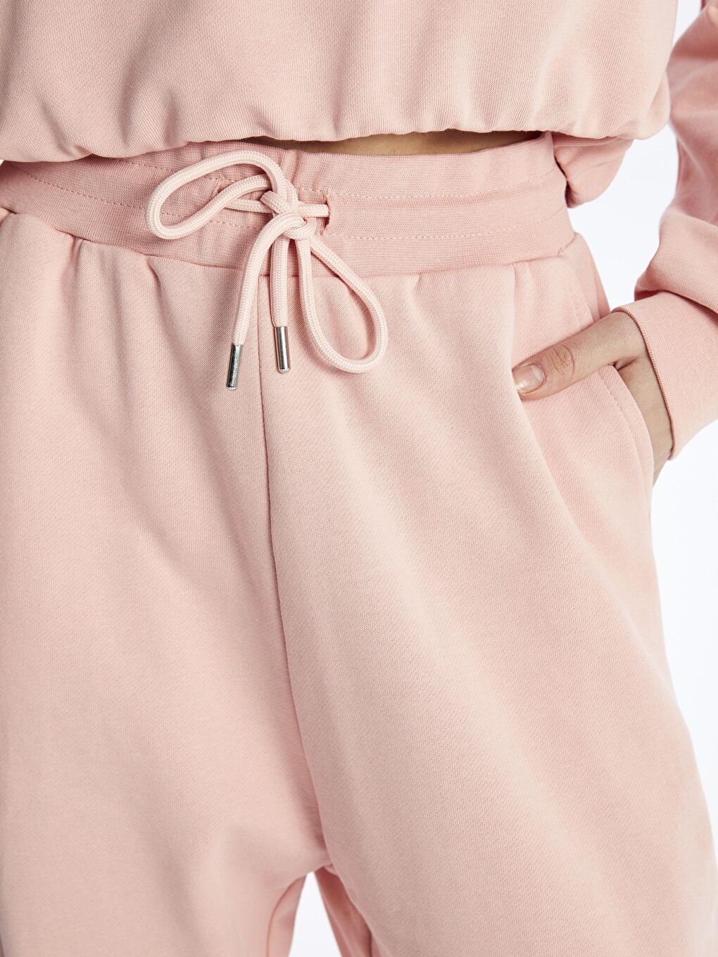 Pembe New Jersey - Cepli Joggger Pantolon - Somon Renk-3