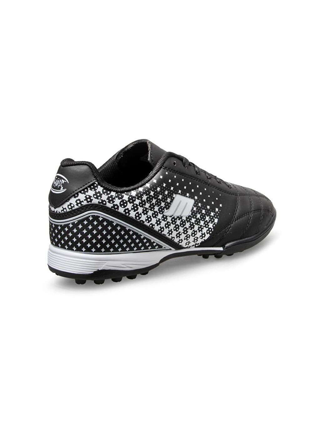 Unisex Siyah-beyaz Hali Saha Ayakkabı-2