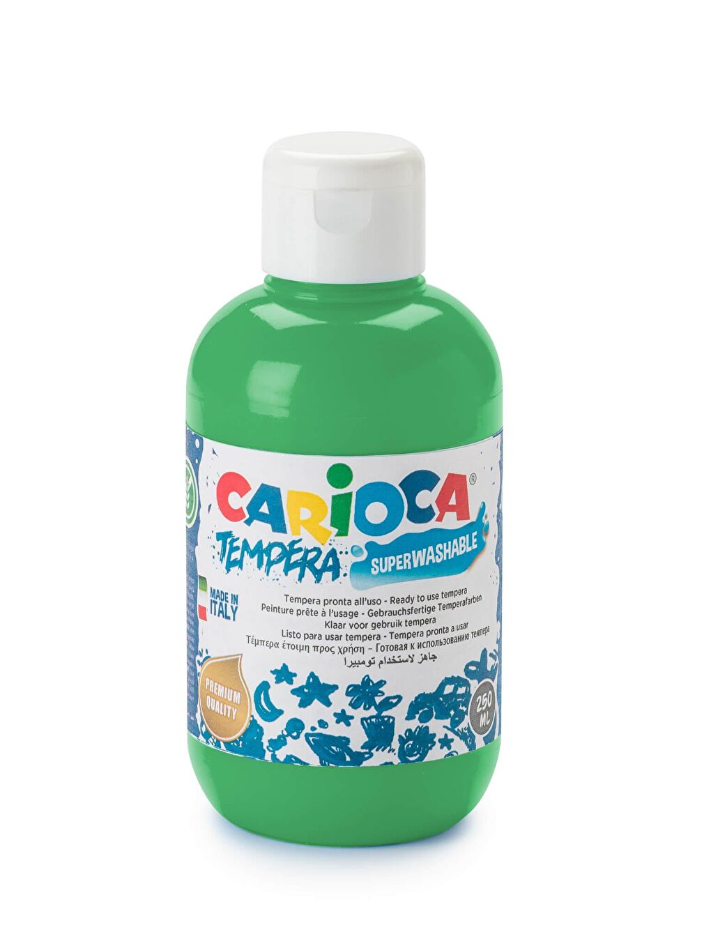 CARIOCA Yeşil Tempera Boya (Süper Yıkanabilir) 250ml - Yeşil - 1