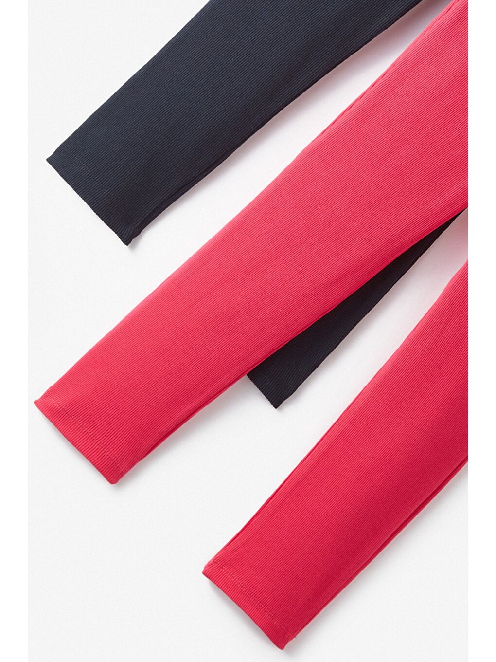 Fuşya Kız Çocuk 2'li Kaşkorse Tayt-2