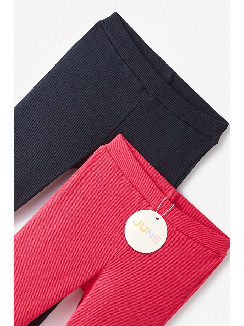 Fuşya Kız Çocuk 2'li Kaşkorse Tayt-3