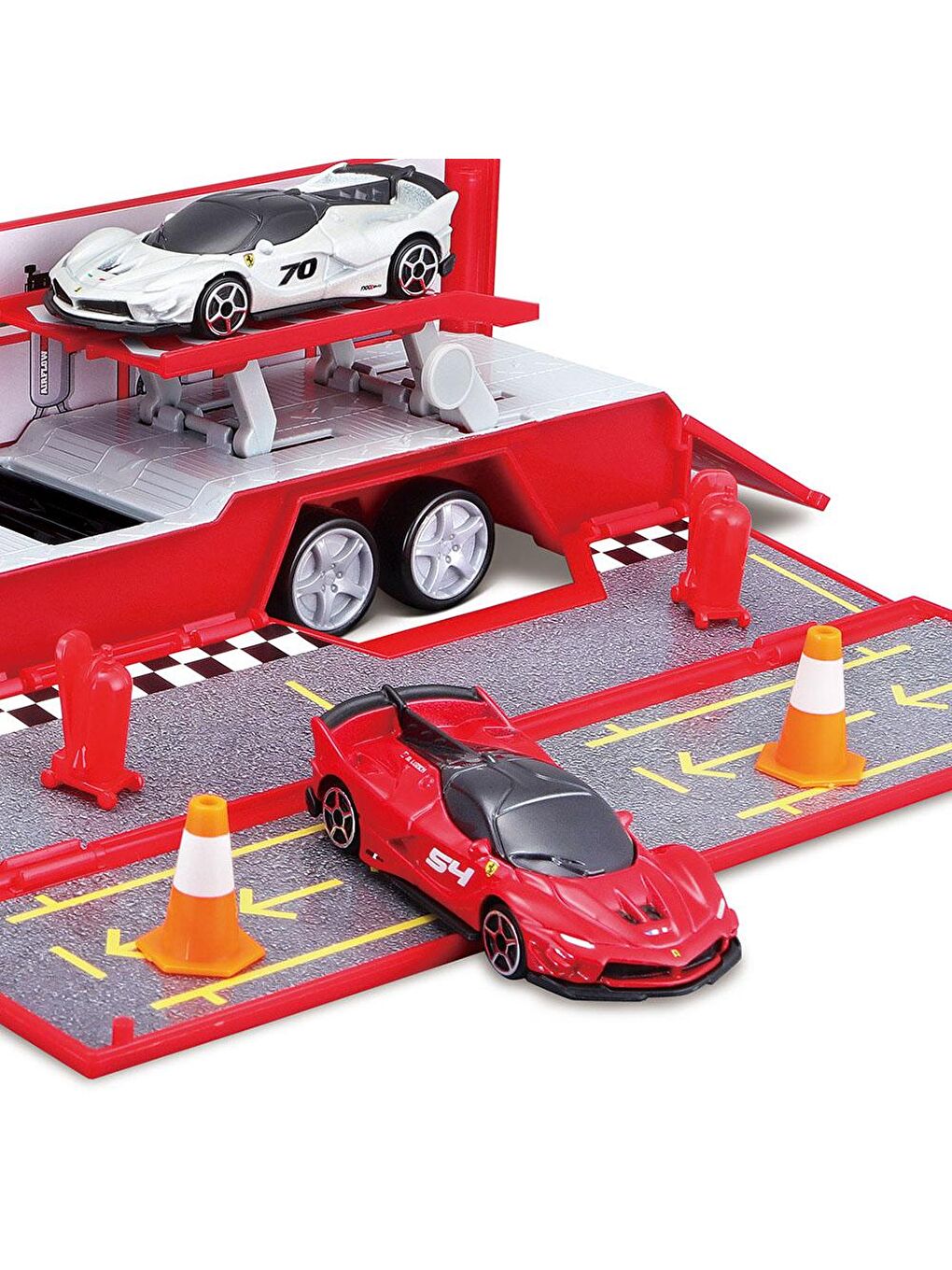 Maisto Karışık Fresh Metal Ferrari Evolution Tır ve Araç Set - 2