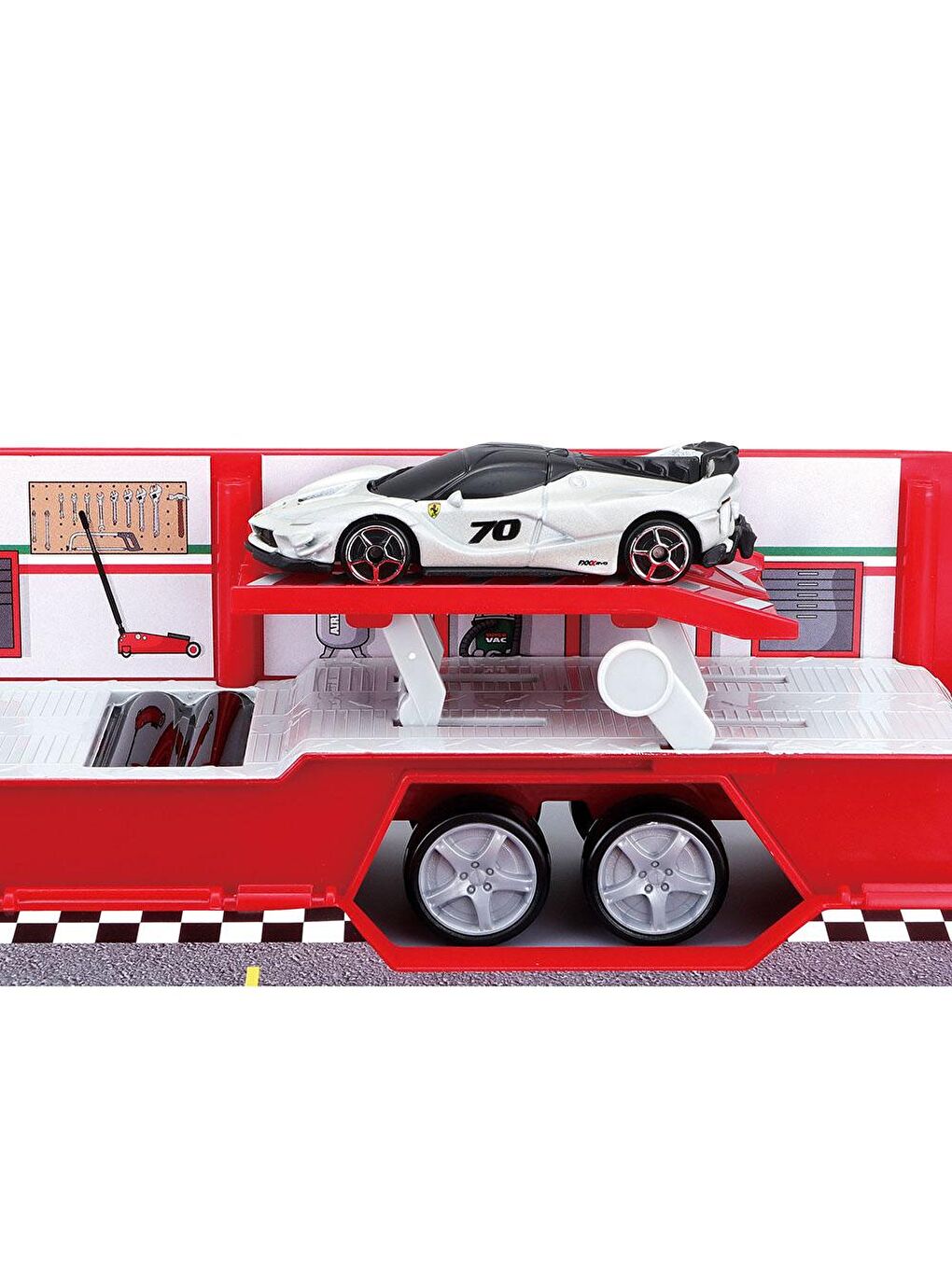 Maisto Karışık Fresh Metal Ferrari Evolution Tır ve Araç Set - 3