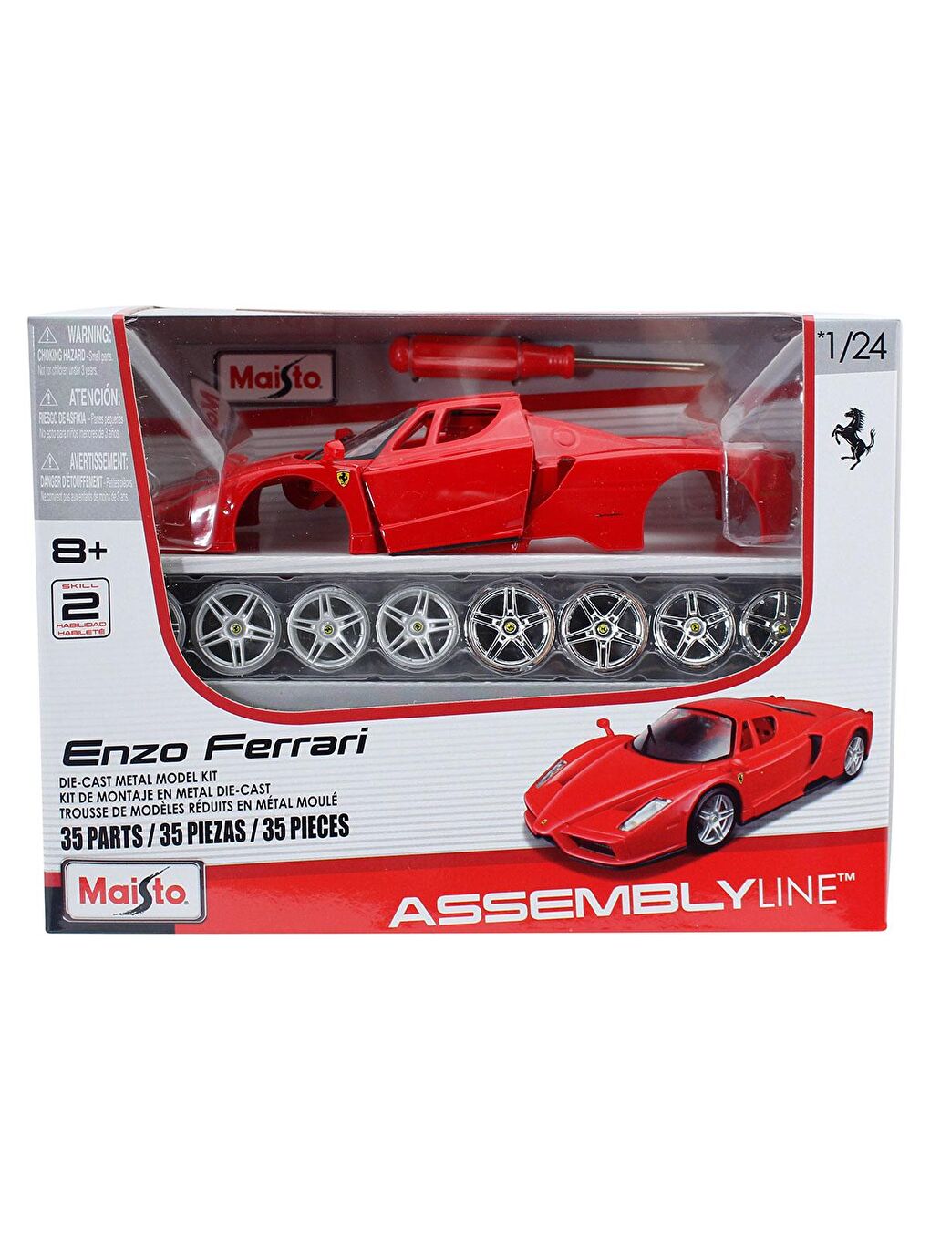 Maisto Karışık 1/24 Ferrari Kit - Enzo Ferrari - 2