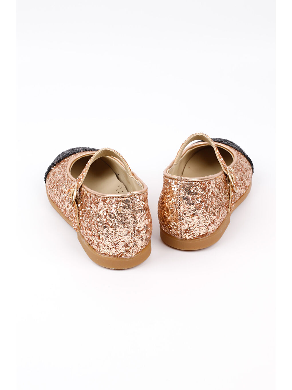 Pembe Rose Pullu Tokalı Kız Çocuk Ayakkabı-3