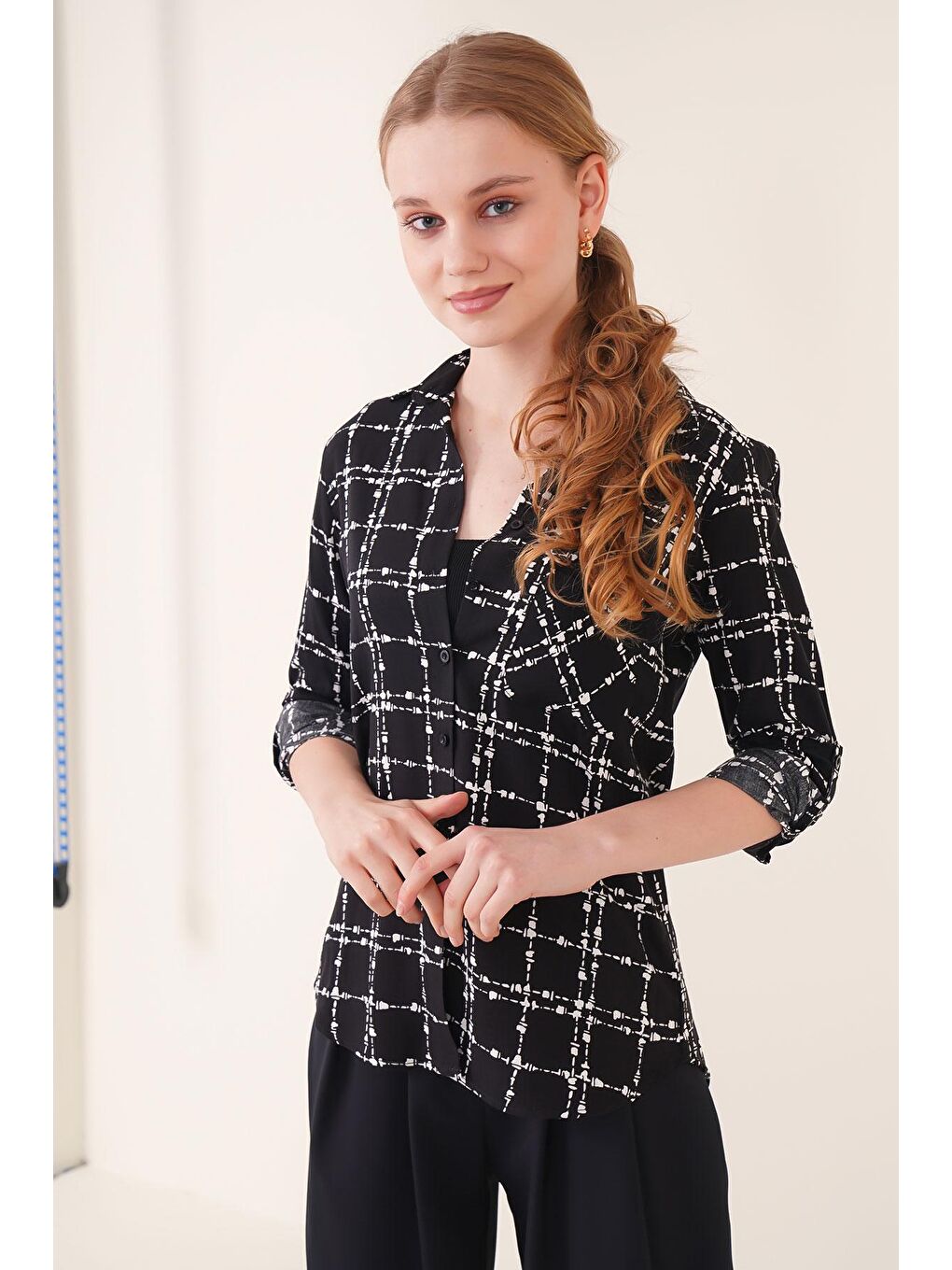 3639 TEK CEPLİ GÖMLEK - A.Siyah