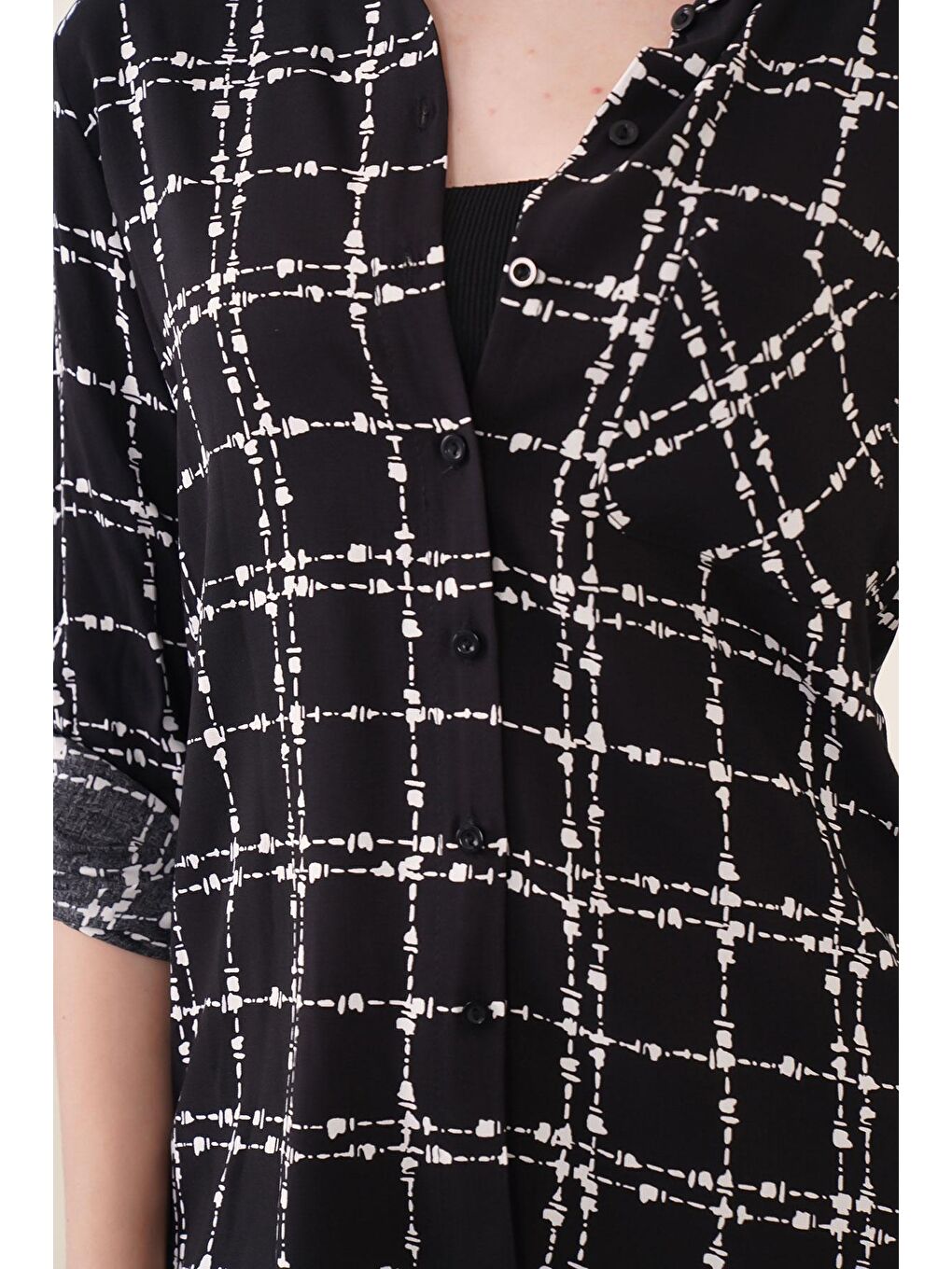 3639 TEK CEPLİ GÖMLEK - A.Siyah-4