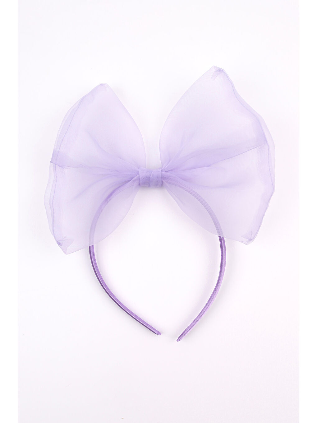 Lila Taçlı Organze Kız Çocuk Parti Elbisesi - Carlene-4