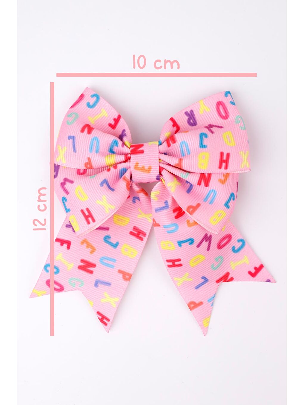 Pembe Harf Baskılı Kız Çocuk Klips Toka-2