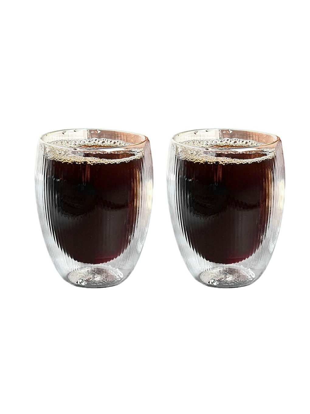 Renksiz Çift Cidarlı 300 ml Bardak Seti 2 Adet 2322