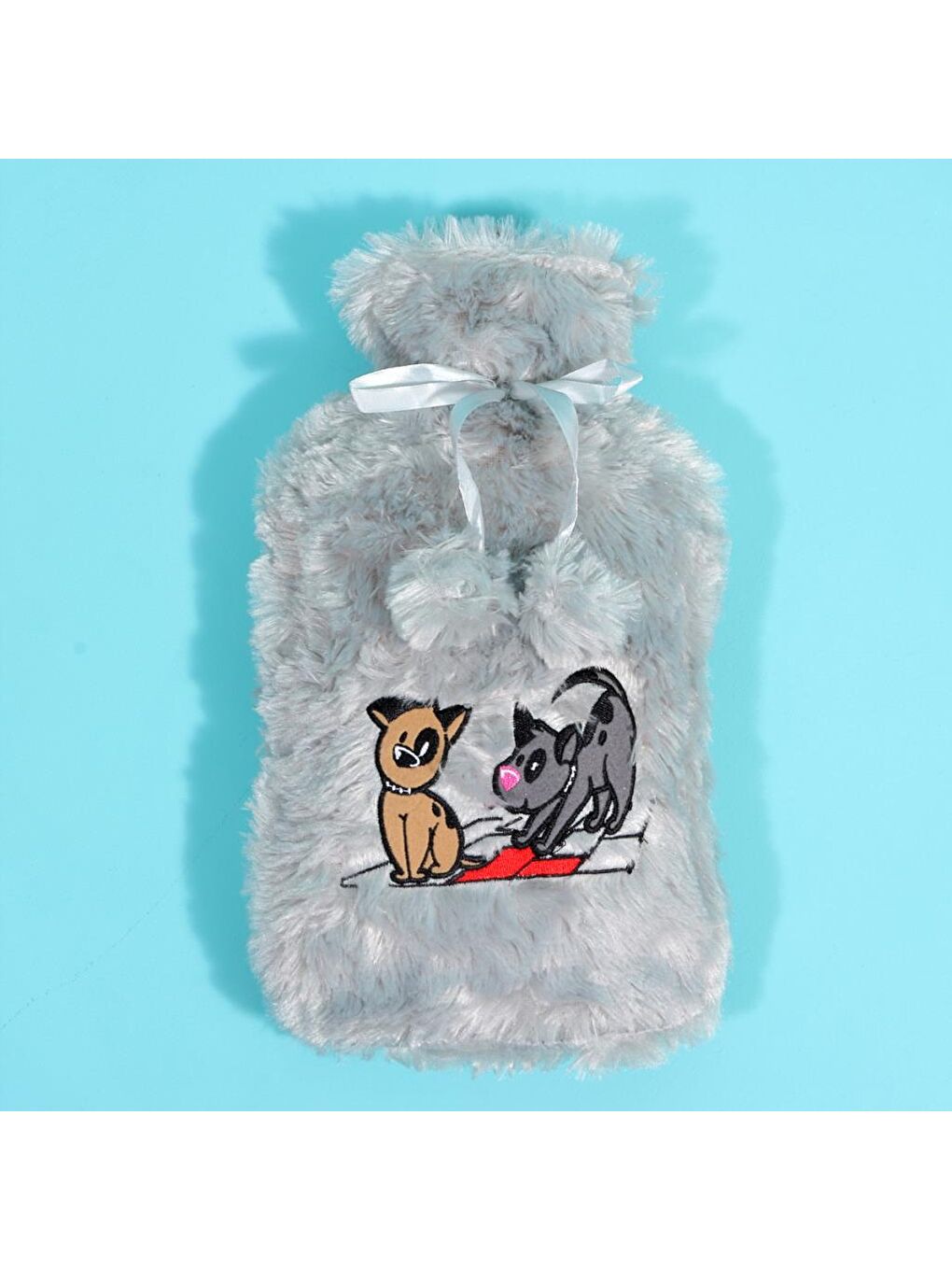 Biggdesign Dogs Gri Pelüş Sıcak Su Torbası - 7